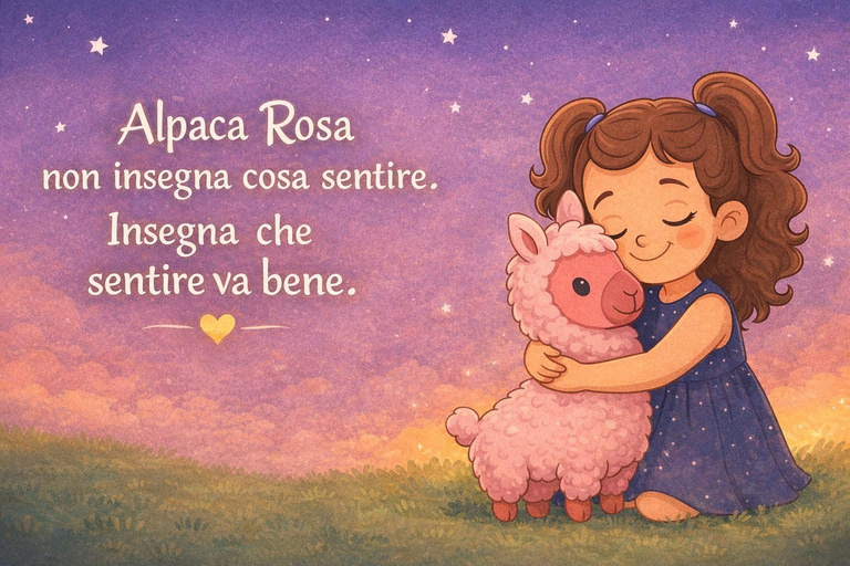 Mappa delle emozioni con Emma e Alpaca Rosa